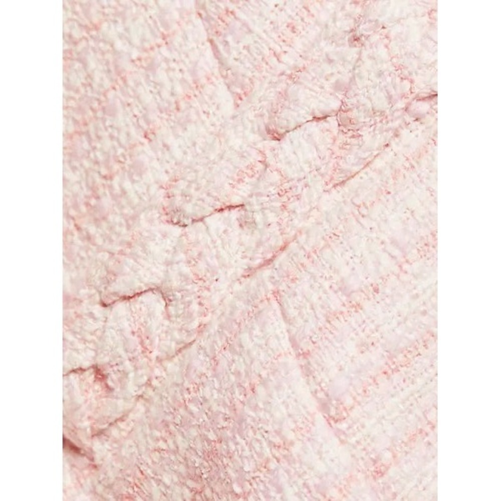 Veronica Beard Bryne Tweed Jacket in Light Pink New Without Tags Size 4 Blazer - Picture 5 of 12